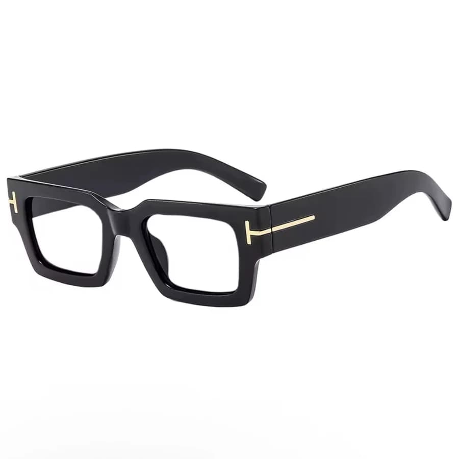 Black and gold frames