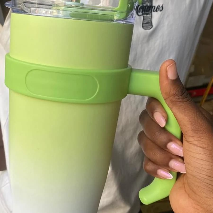 Insulated tumbler, green